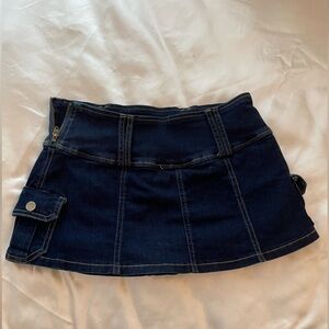 Short Jean skort